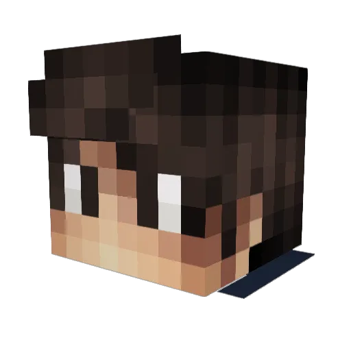 Zboi_Offical Minecraft avatar head, 3D render