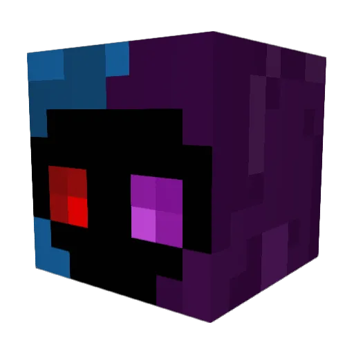 Zbowei Minecraft avatar head, 3D render