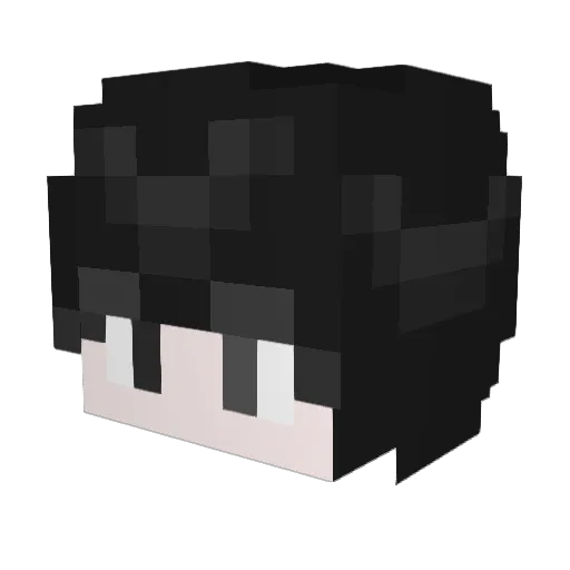Zcorn0717 Minecraft avatar head, 3D render