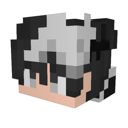 Zcripts_ Minecraft avatar head, 3D render