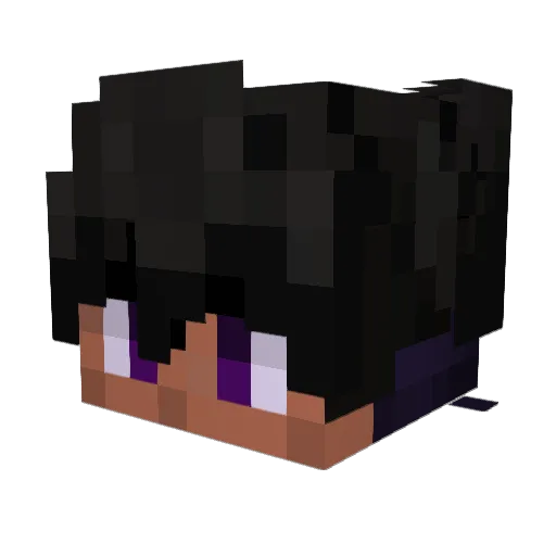 ZdeZeKa Minecraft avatar head, 3D render