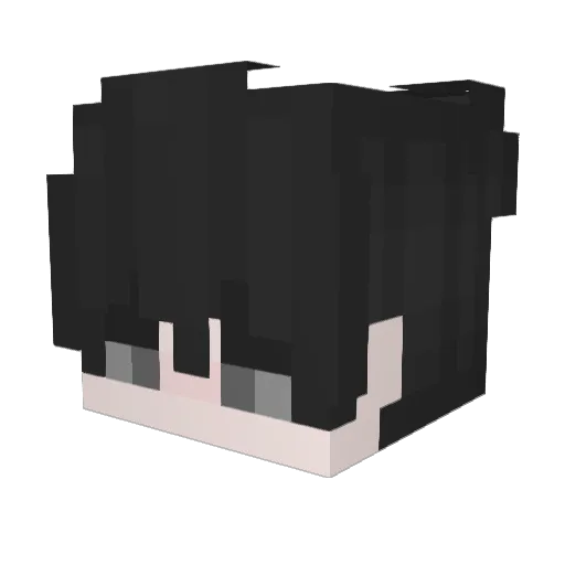 ZdirlL_ Minecraft avatar head, 3D render