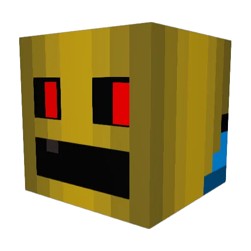 ZdravkoSs Minecraft avatar head, 3D render
