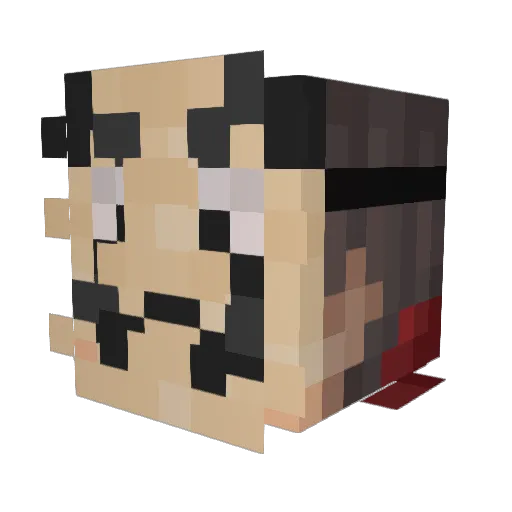 Zdravko_Colic Minecraft avatar head, 3D render