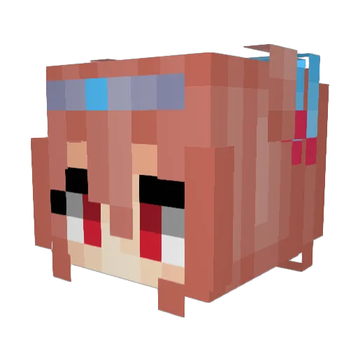 ZdubZ229 Minecraft avatar head, 3D render