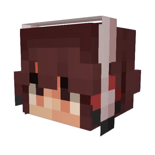 ZeBadmedic Minecraft avatar head, 3D render