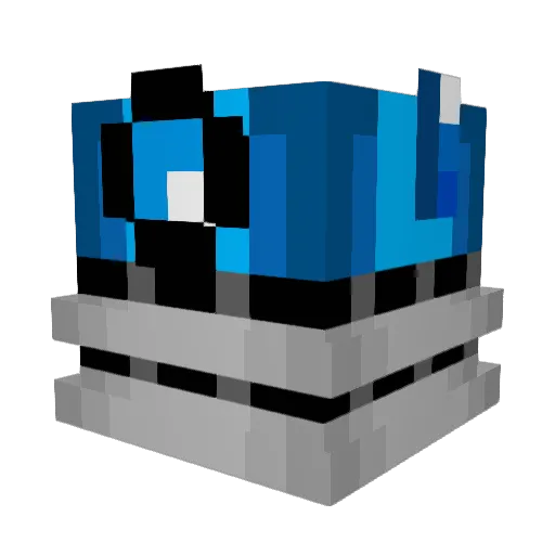 ZeDocteurs Minecraft avatar head, 3D render