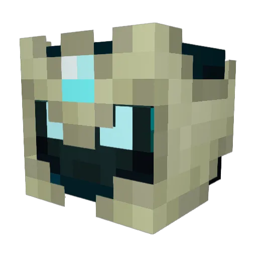 ZeGigaHabibi Minecraft avatar head, 3D render