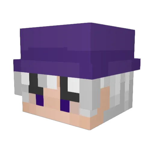 ZeNiiiGHG Minecraft avatar head, 3D render