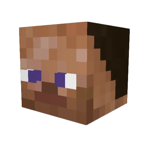 ZeOnlyGreatOne Minecraft avatar head, 3D render