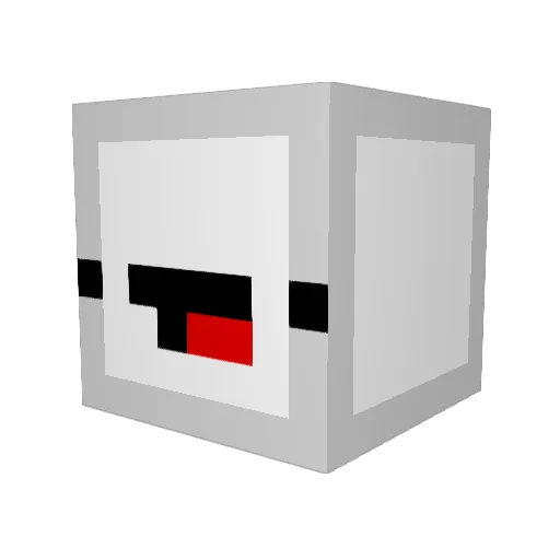 ZeR0096 Minecraft avatar head, 3D render