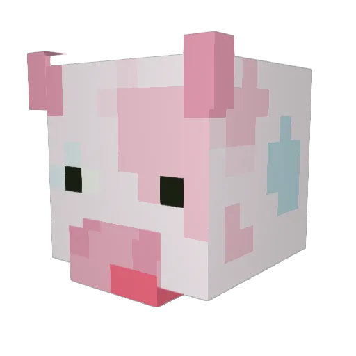 ZeR0o__ Minecraft avatar head, 3D render