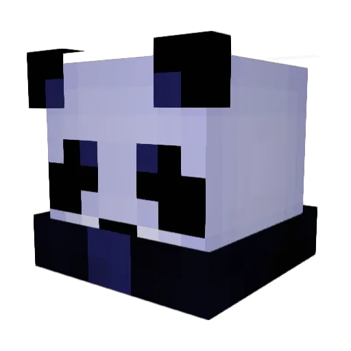 ZeRroz Minecraft avatar head, 3D render