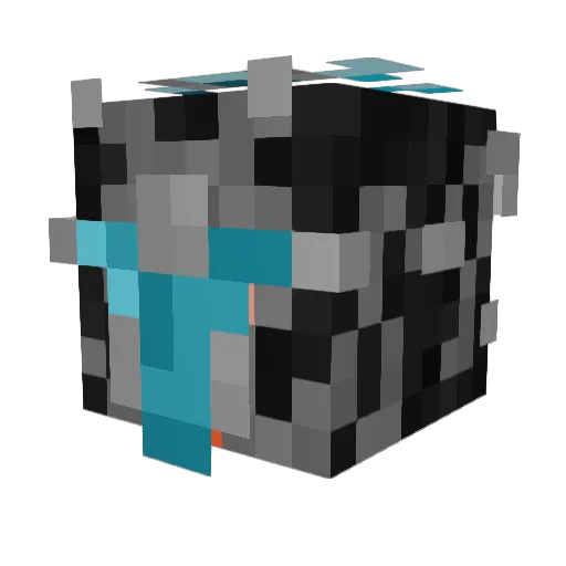 Zeal_100 Minecraft avatar head, 3D render