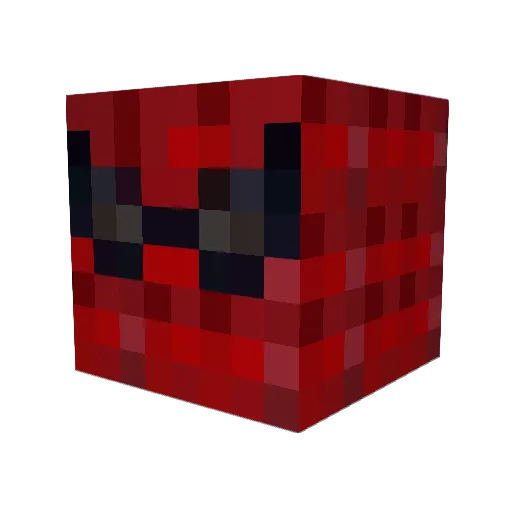 Zealot68 Minecraft avatar head, 3D render