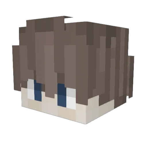 ZealousQuadrix Minecraft avatar head, 3D render