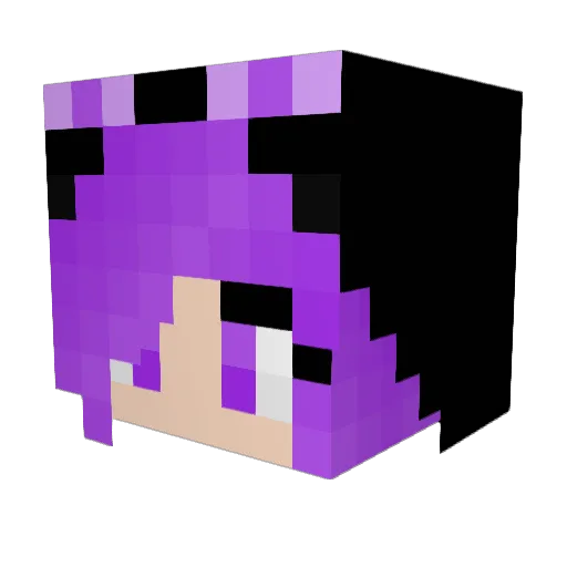 Zean98 Minecraft avatar head, 3D render