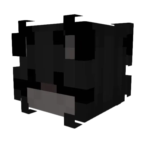 Zeanac Minecraft avatar head, 3D render