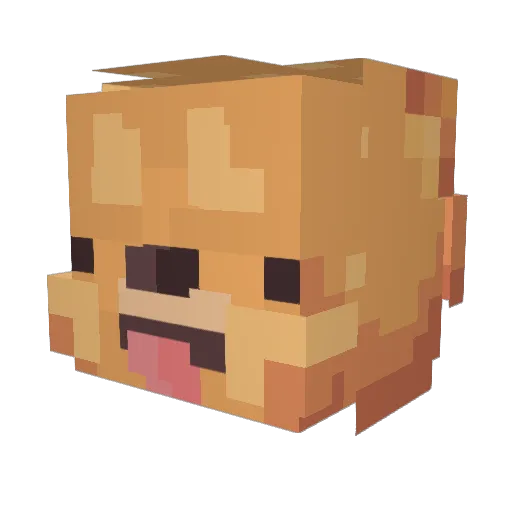 Zeanikn Minecraft avatar head, 3D render