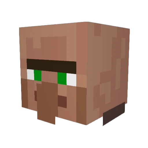 ZebastianM Minecraft avatar head, 3D render