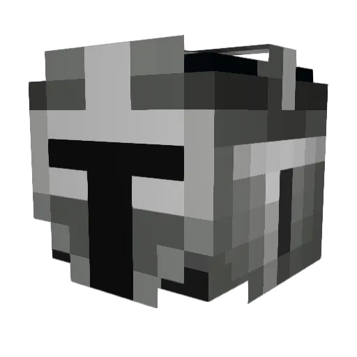 Zeberdoodle Minecraft avatar head, 3D render