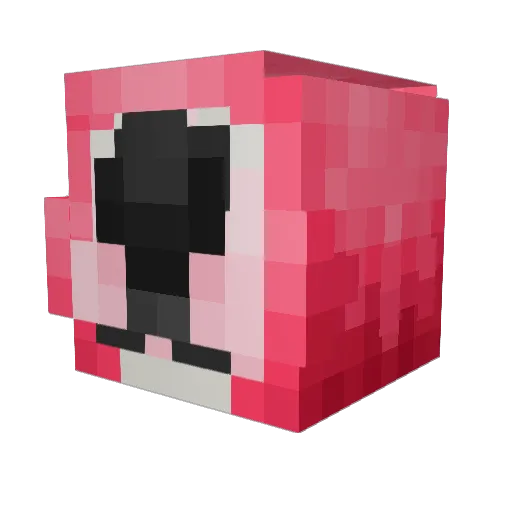 ZebraMonkey47 Minecraft avatar head, 3D render