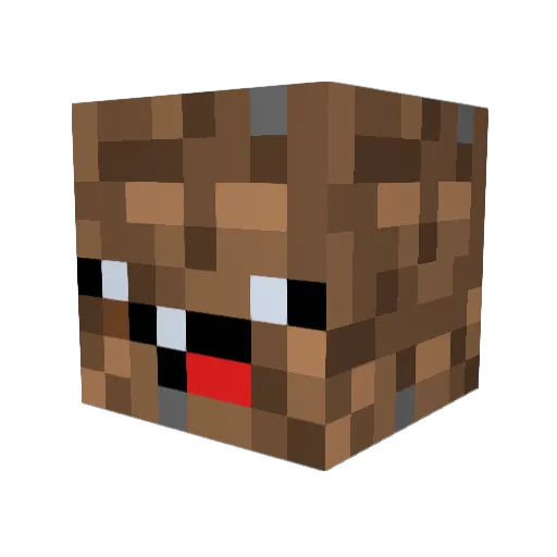 Zebra_999 Minecraft avatar head, 3D render