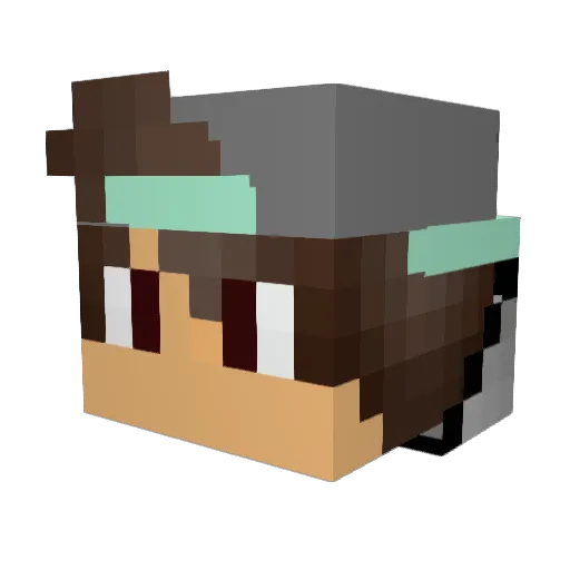 Zec_291 Minecraft avatar head, 3D render