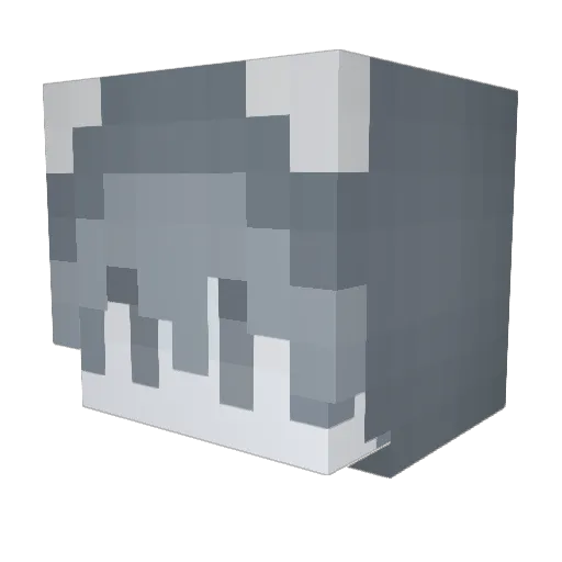 Zechcal Minecraft avatar head, 3D render
