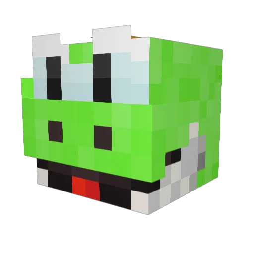 Zechna__ Minecraft avatar head, 3D render