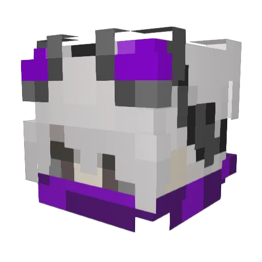 Zed3r Minecraft avatar head, 3D render