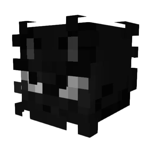 Zed444 Minecraft avatar head, 3D render