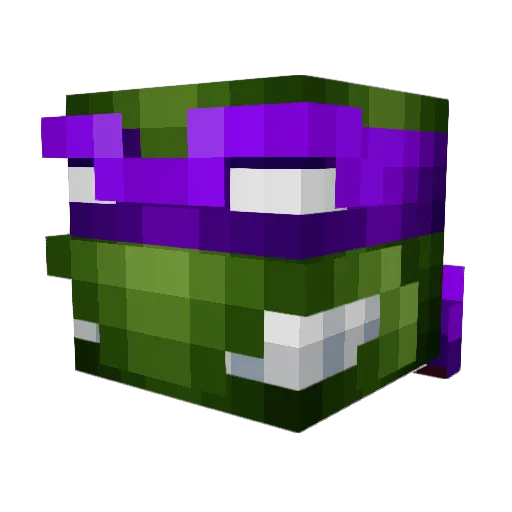 ZedShot Minecraft avatar head, 3D render