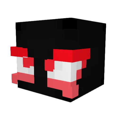 Zedriss Minecraft avatar head, 3D render