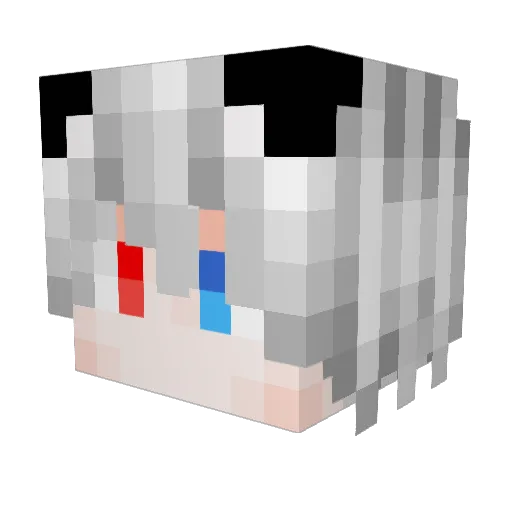 Zee_154 Minecraft avatar head, 3D render