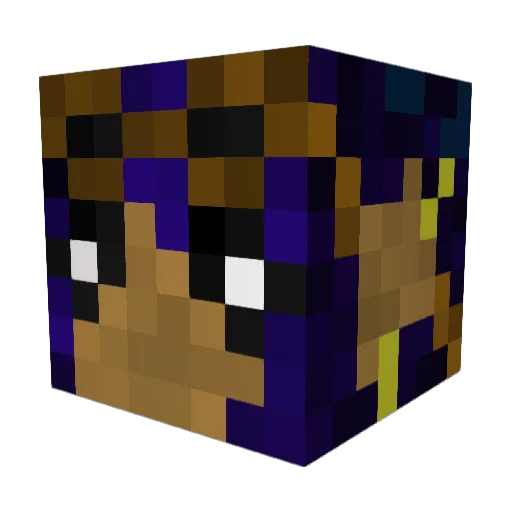 Zee_artist Minecraft avatar head, 3D render