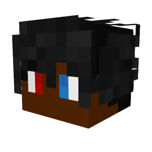 Zeedxz Minecraft avatar head, 3D render