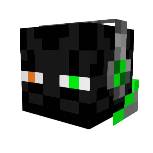 Zeeketh Minecraft avatar head, 3D render