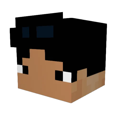 ZeekoMan113 Minecraft avatar head, 3D render
