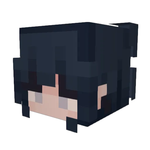 Zeekthephantom Minecraft avatar head, 3D render