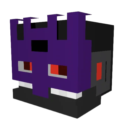 Zeembo Minecraft avatar head, 3D render