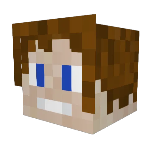 Zeeno56 Minecraft avatar head, 3D render