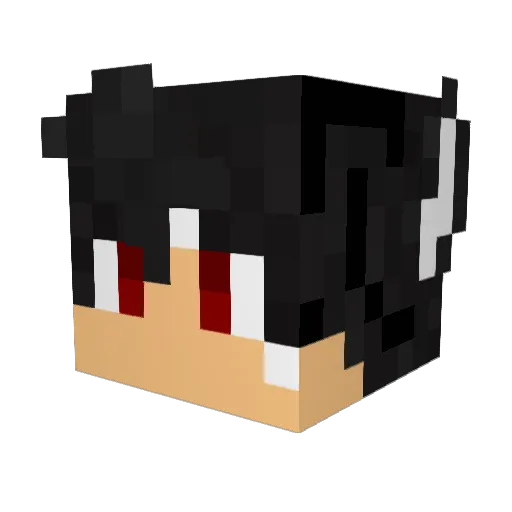ZeetGamer Minecraft avatar head, 3D render