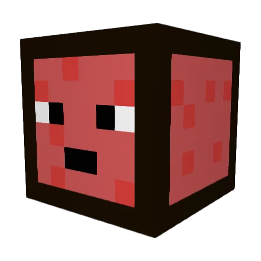 Zeevol Minecraft avatar head, 3D render