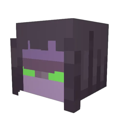 Zeffon Minecraft avatar head, 3D render