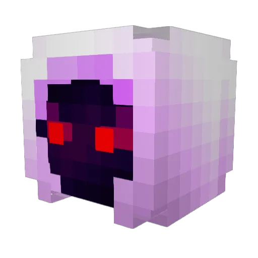 Zefirot1 Minecraft avatar head, 3D render
