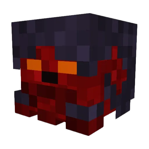 Zefrd Minecraft avatar head, 3D render