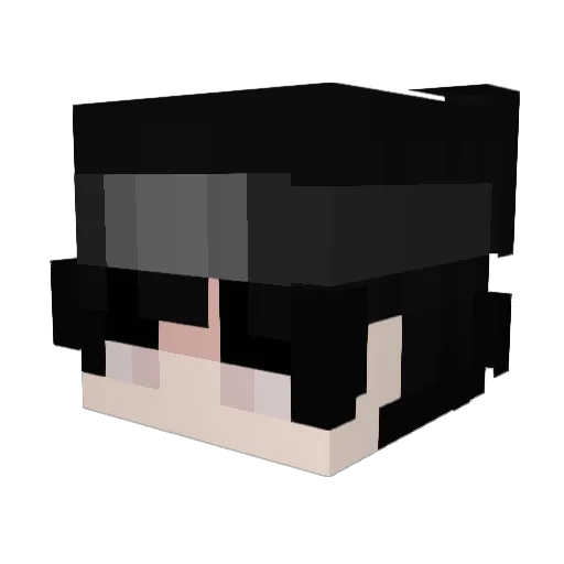 ZegareQQ Minecraft avatar head, 3D render