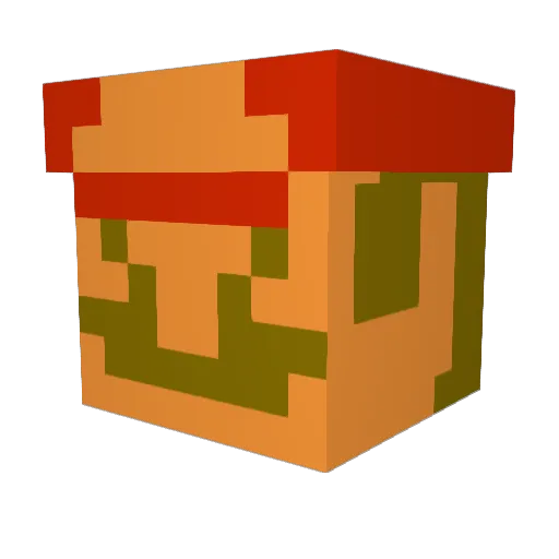 Zehzu Minecraft avatar head, 3D render