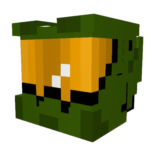 Zeichenelia Minecraft avatar head, 3D render